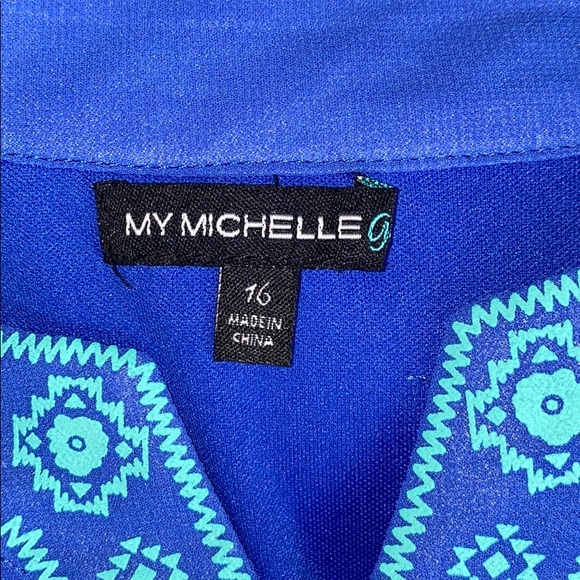 blue/teal dress - Picture 2 of 4